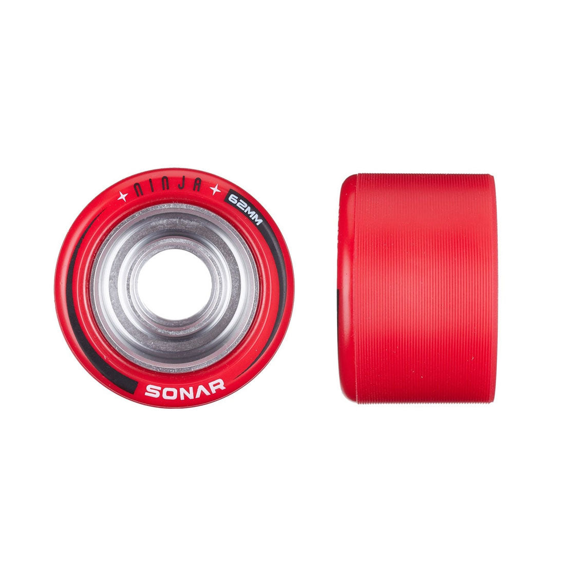 Radar Ninja Speed 62x43mm Wheels 4pk 90a Red Roller Skate Wheels