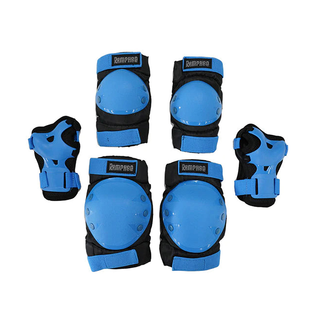 Rampage Protective Tripack - Blue Protective Pads