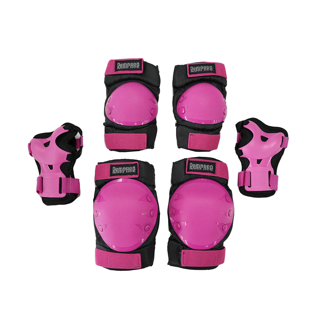 Rampage Protective Tripack - Pink Protective Pads