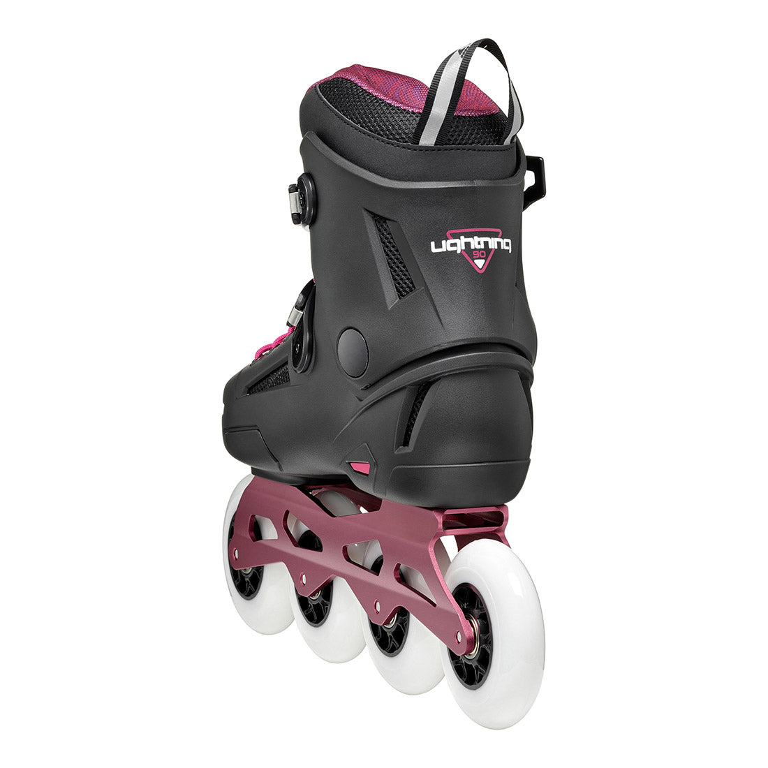 Rollerblade Lightning 90 W - Black/Sangria Inline Rec Skates