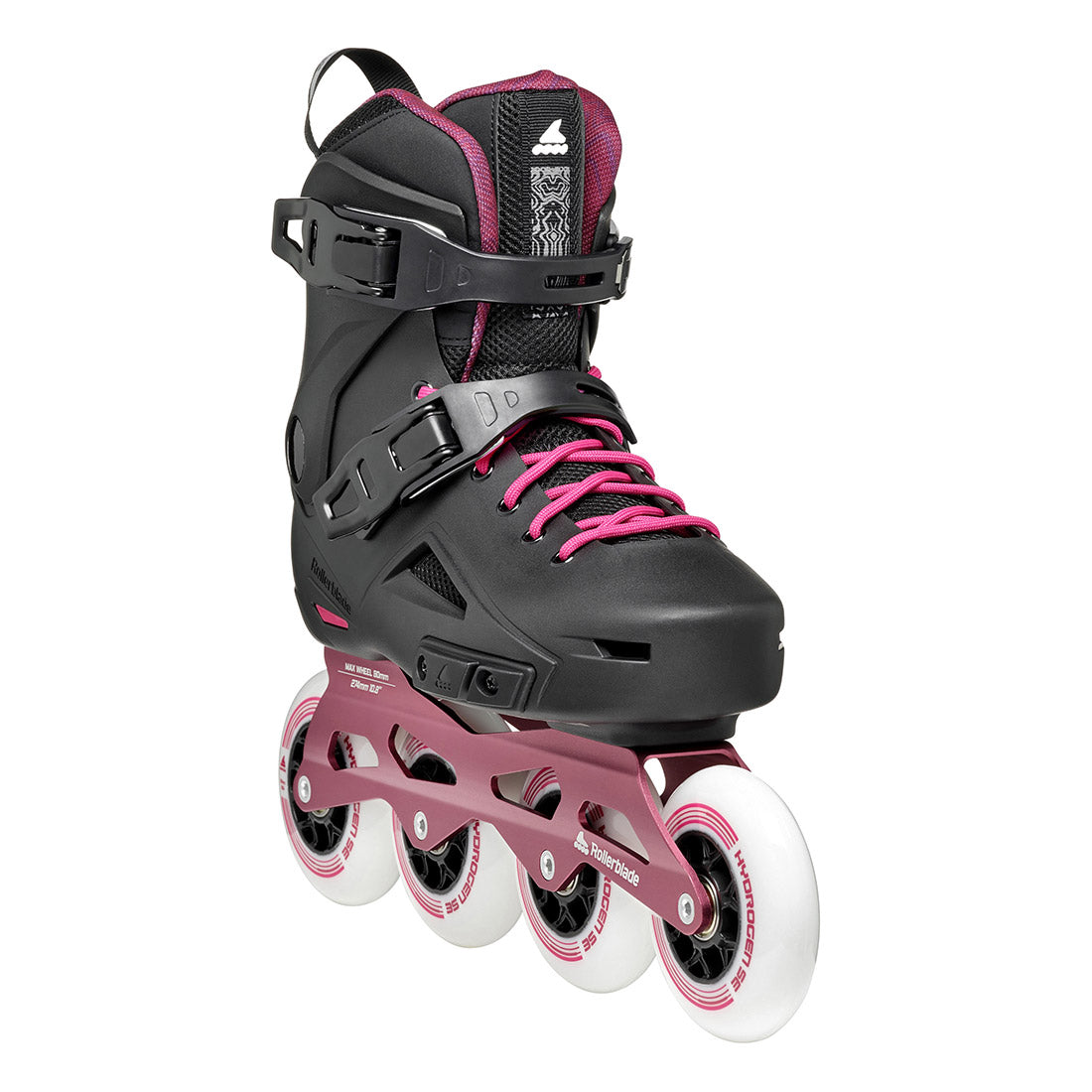Rollerblade Lightning 90 W - Black/Sangria Inline Rec Skates