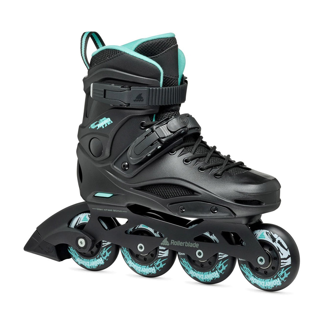 Rollerblade RB 80 W Inline - Black/Light Blue Inline Skates