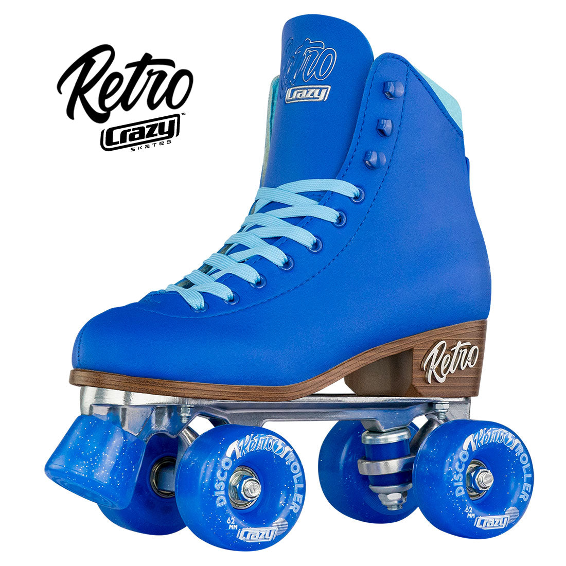 Crazy Retro Roller Blue - Adult Roller Skates