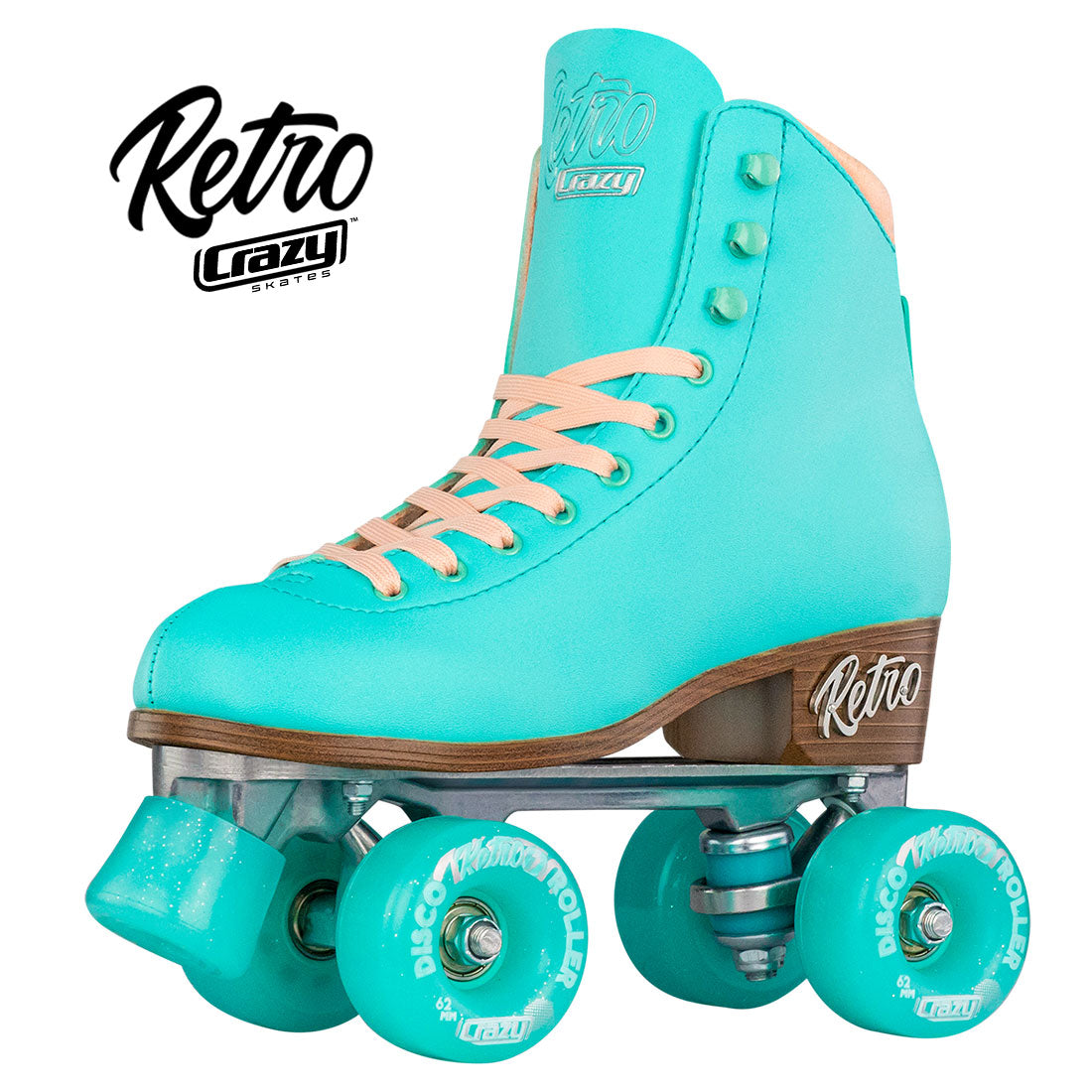 Crazy Retro Roller Teal - Adult Roller Skates