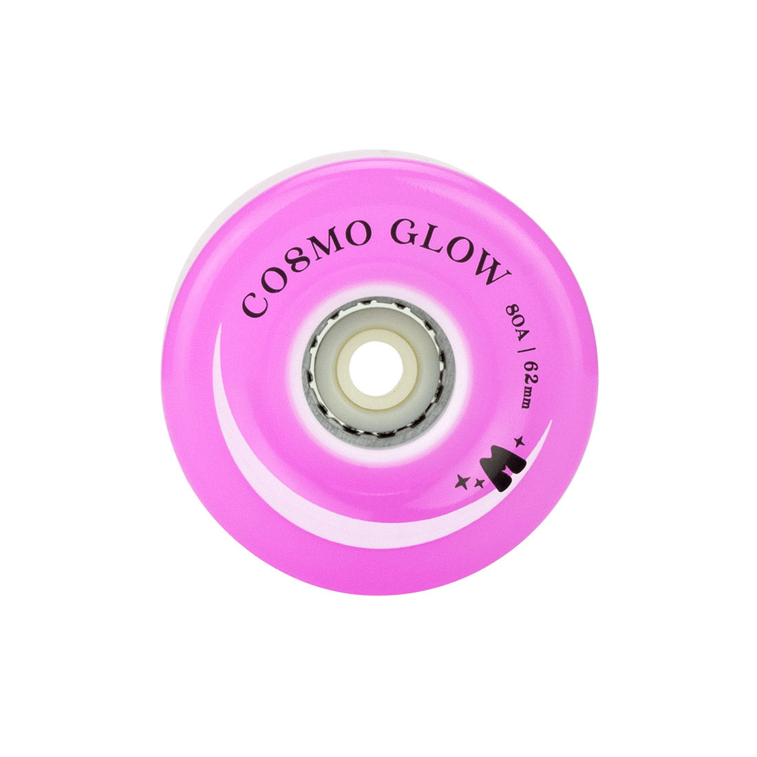 Moxi Cosmo Glow LED 62mm 80a Wheels 4pk Purple Haze Roller Skate Wheels