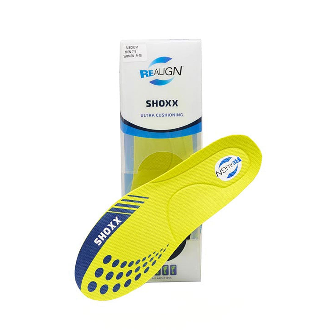 Realign Shoxx Innersole Insoles and Fitting Aids