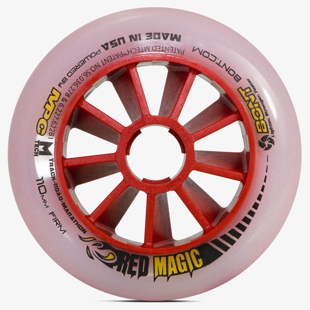 Bont Red Magic Wheel 110mm Firm Inline Wheels