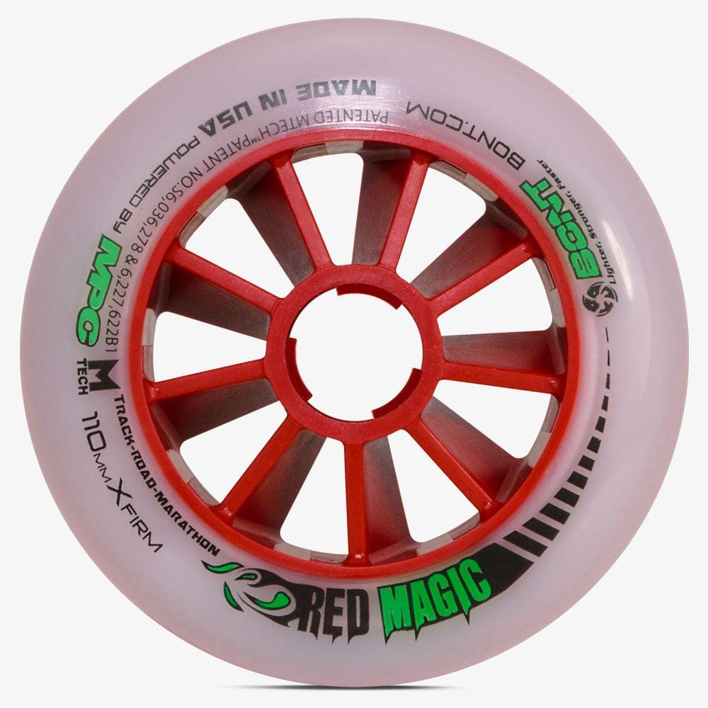 Bont Red Magic Wheel 110mm XFirm Inline Wheels
