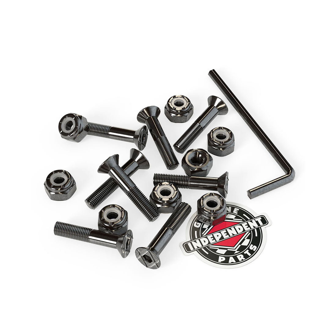 Independent 7/8 Allen Hardware - Black Skateboard Hardware and Parts