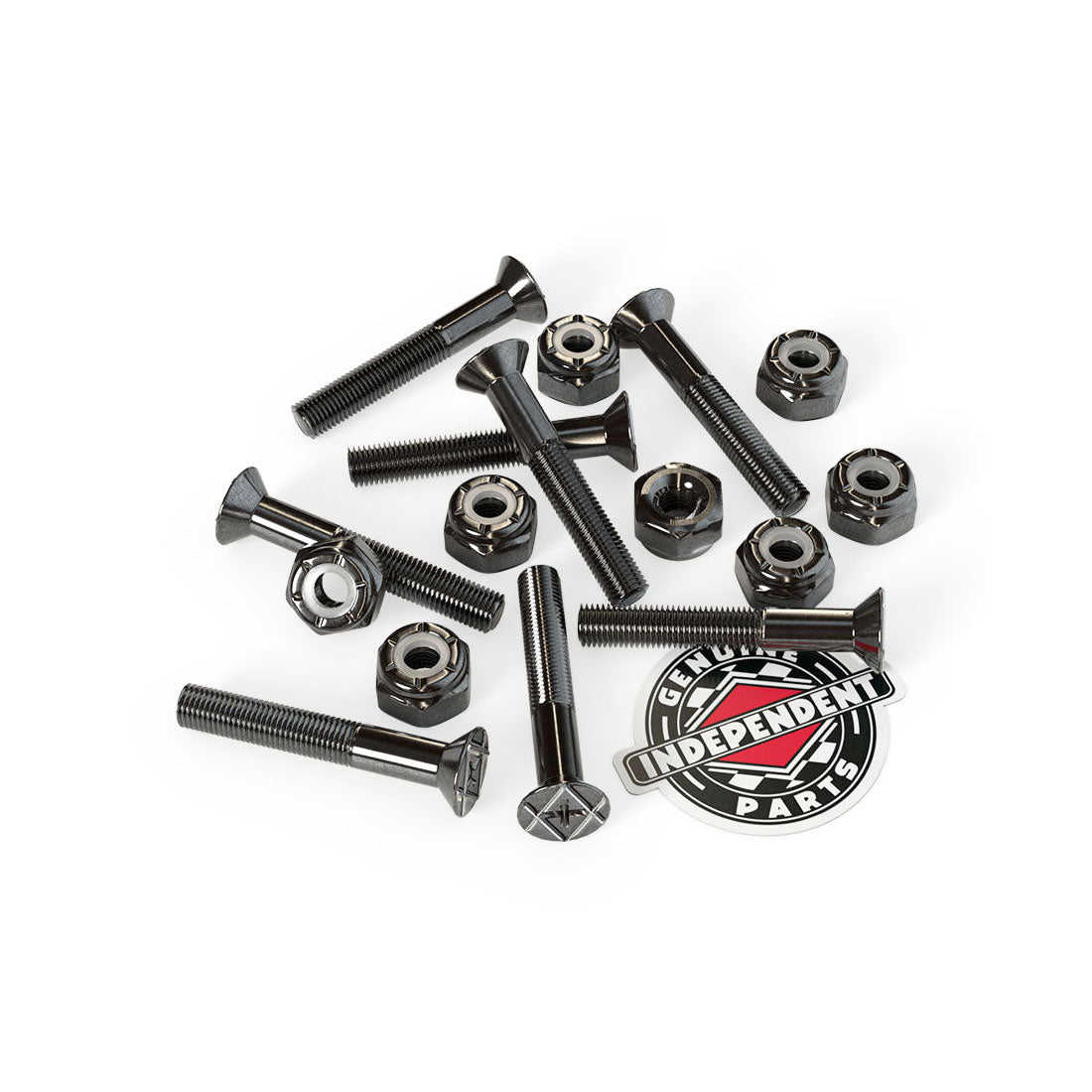 Independent 1.5 Phillip Hardware - Black Skateboard Hardware and Parts
