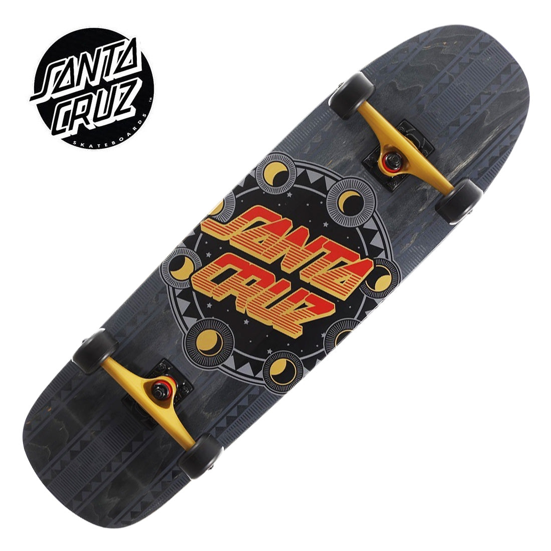 Santa Cruz Phase Dot 9.51 Shaped Cruzer Complete Skateboard Compl Cruisers