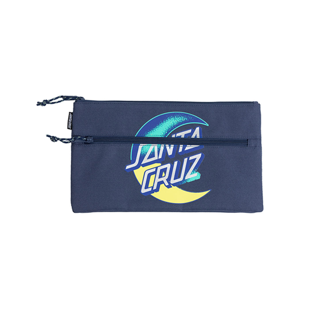 Santa Cruz Dark Arts Moon Dot Pencil Case - Navy Skateboard Accessories