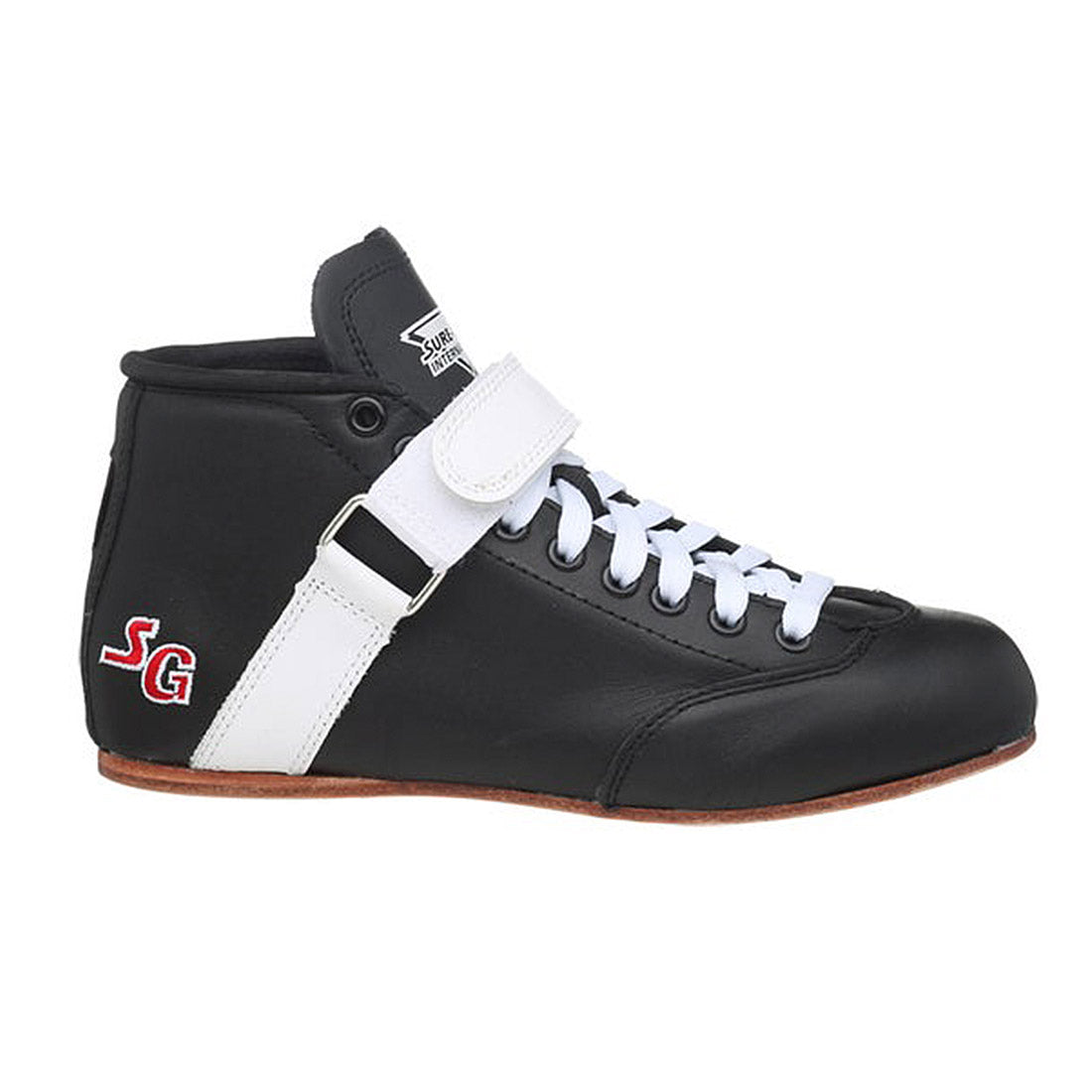 Sure-Grip Phoenix Boot - Black/White Roller Skate Boots