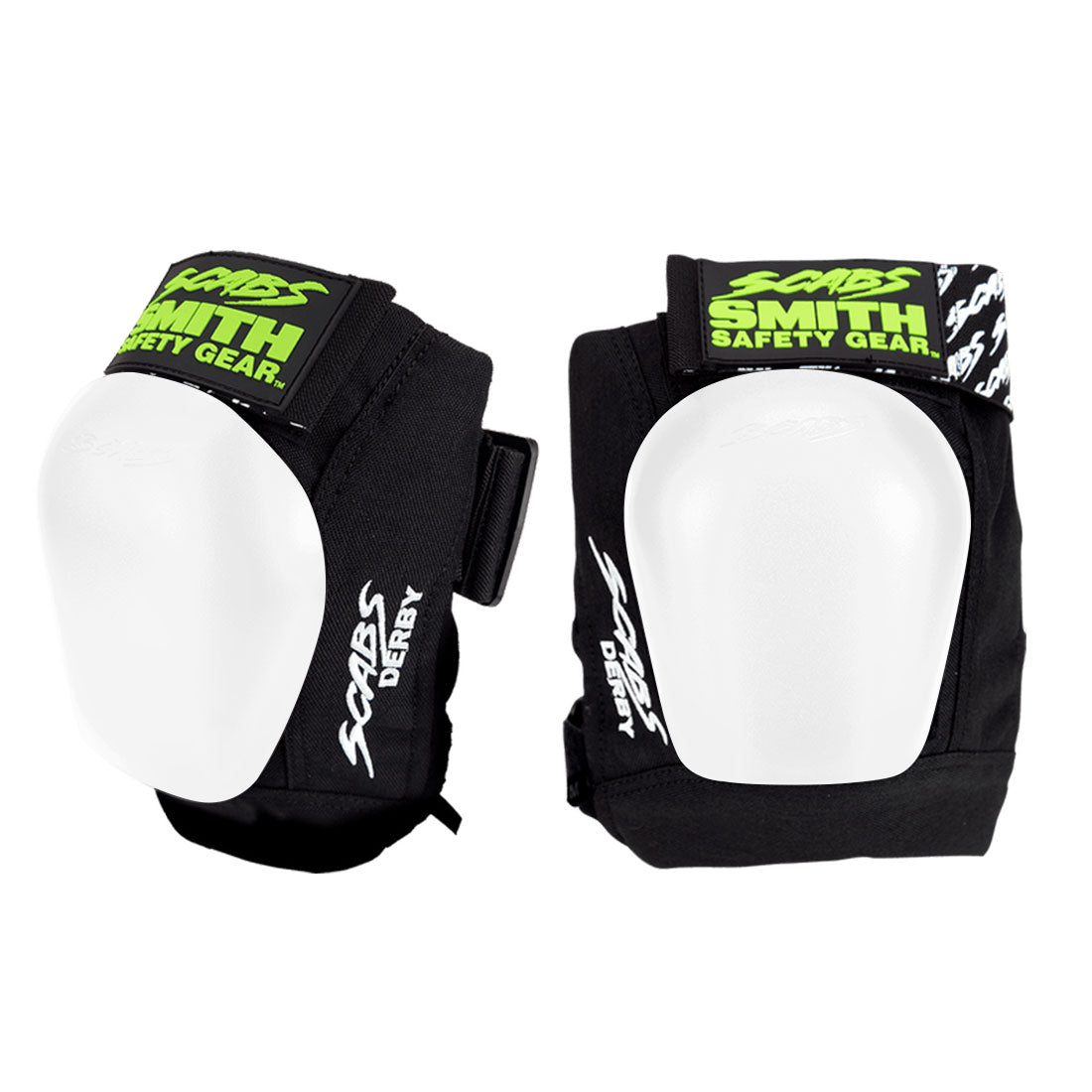 Smith Scabs Derby Knee - Black/White Protective Gear