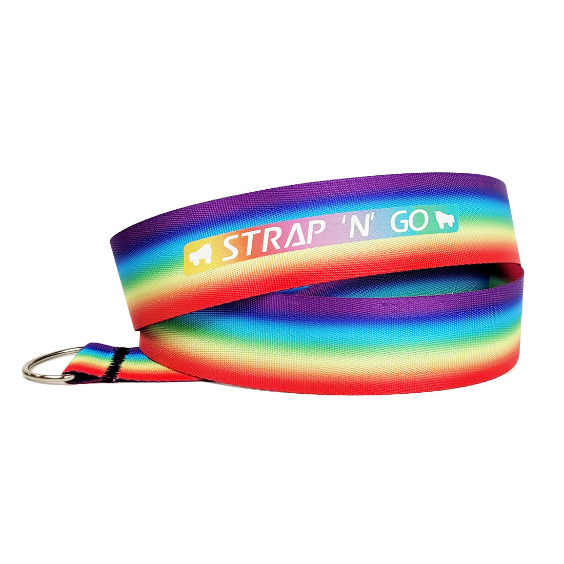 Strap N Go Skate Noose/Leash - Patterns Rainbow Fade Roller Skate Accessories