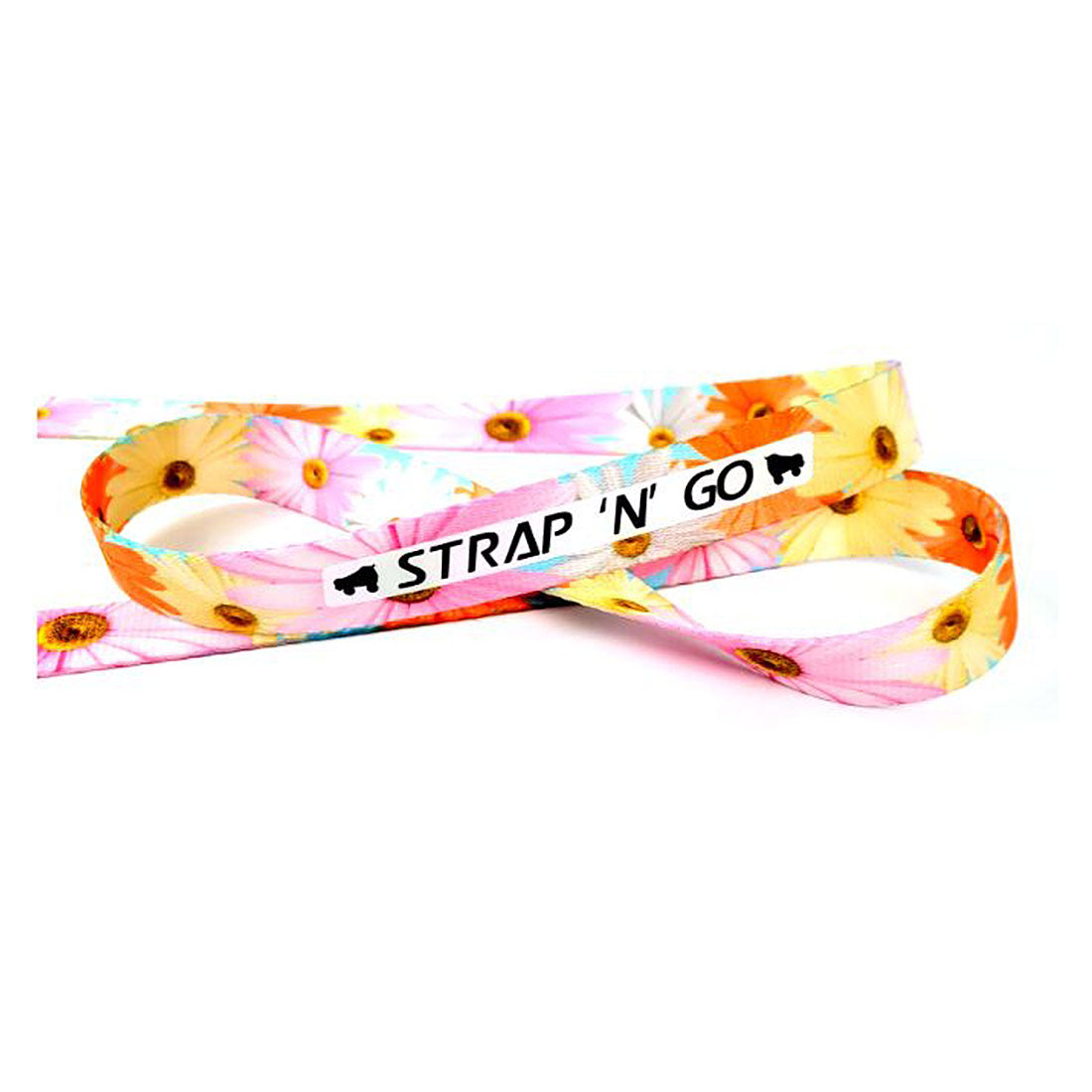 Strap N Go Skate Noose/Leash - Patterns Daisy Roller Skate Accessories