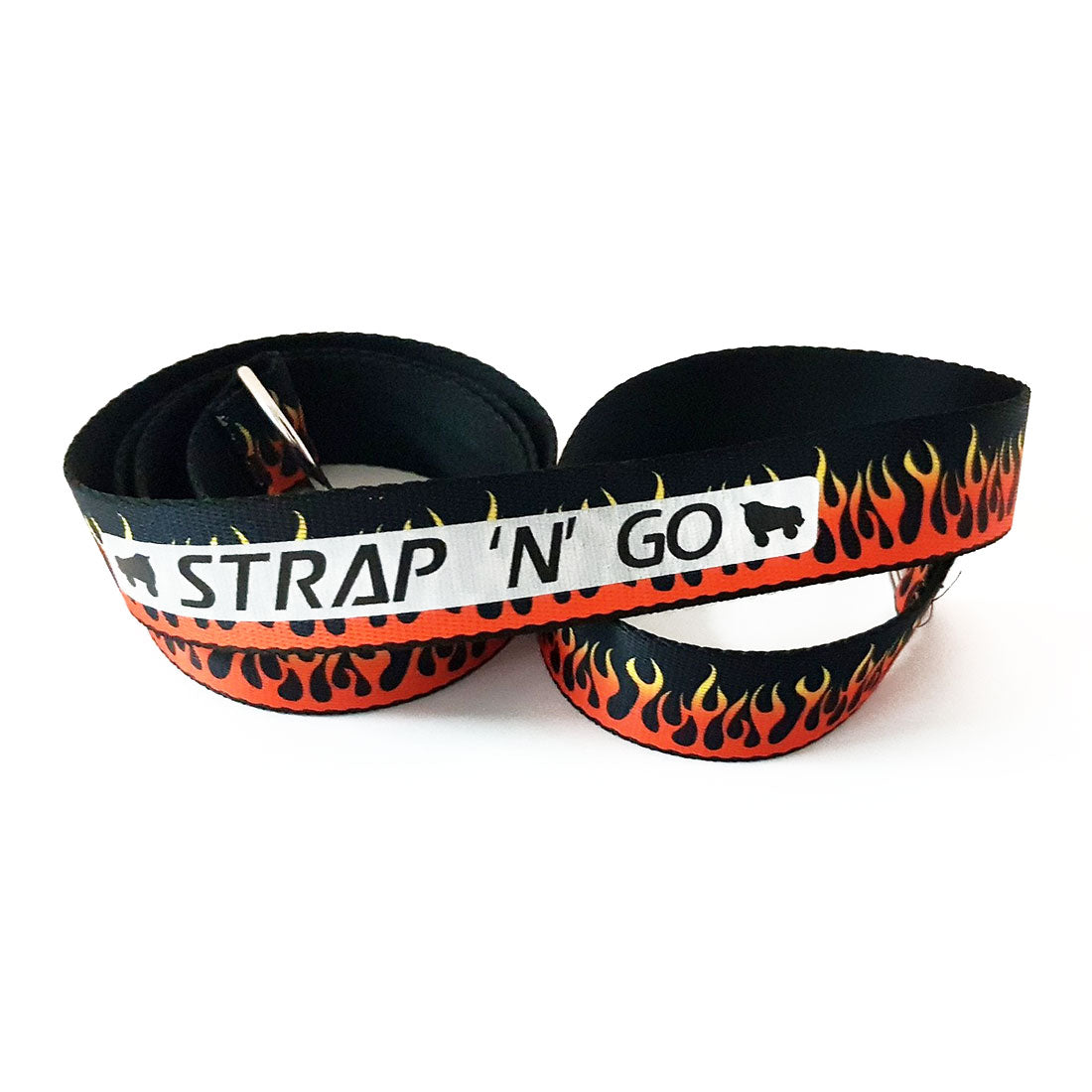 Strap N Go Skate Noose/Leash - Patterns Fire Trail Roller Skate Accessories