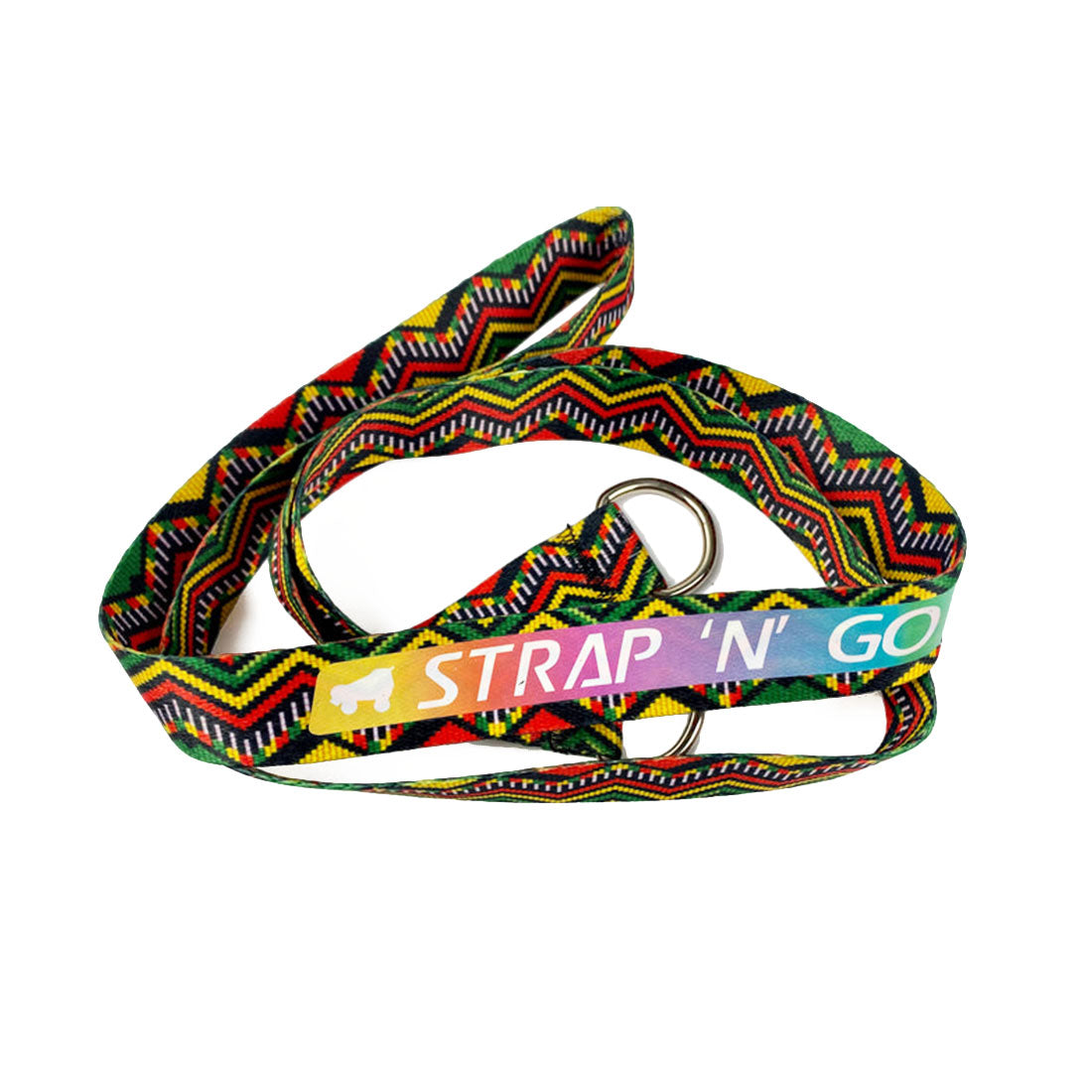 Strap N Go Skate Noose/Leash - Patterns Jamaican Roller Skate Accessories
