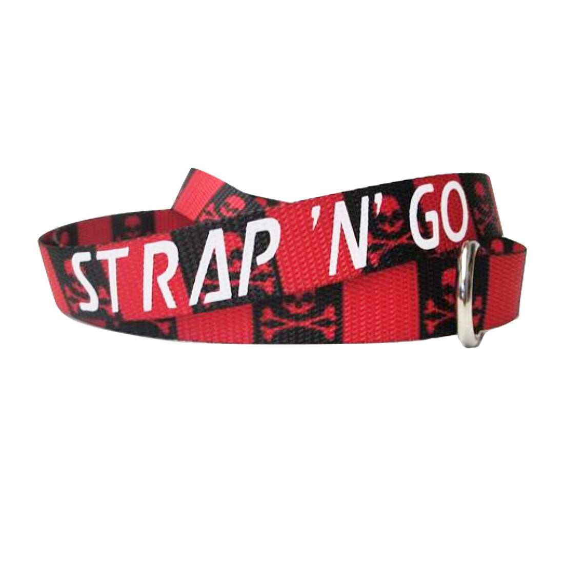 Strap N Go Skate Noose/Leash - Patterns Jolly Roger Roller Skate Accessories