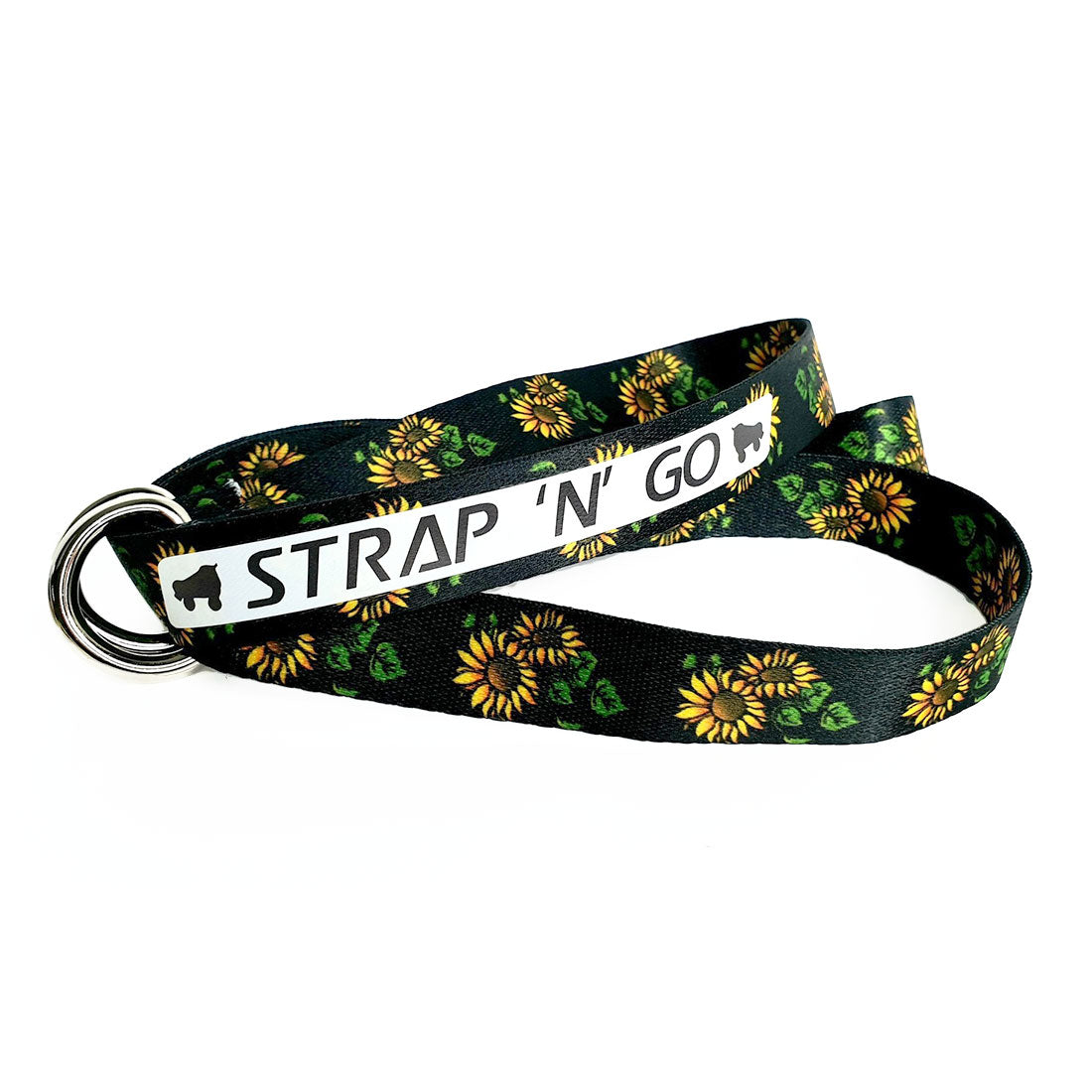 Strap N Go Skate Noose/Leash - Patterns Sunflower Roller Skate Accessories