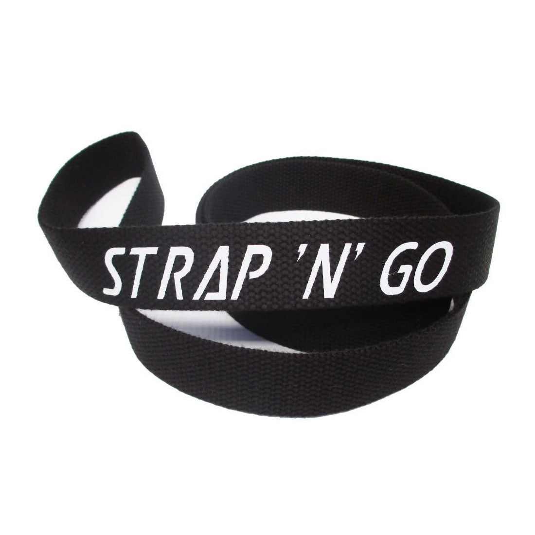 Strap N Go Skate Noose/Leash - Solid Colours Black Roller Skate Accessories