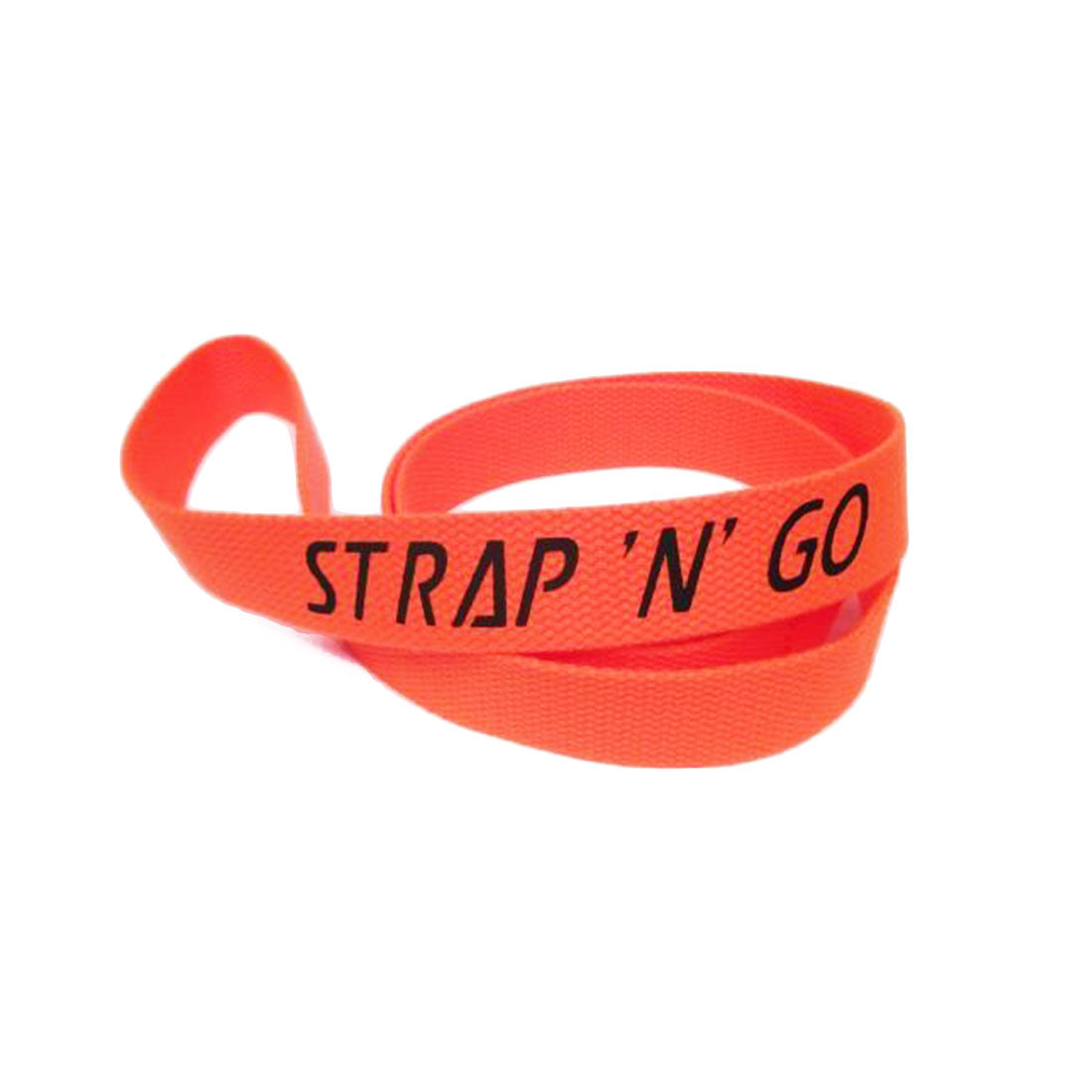 Strap N Go Skate Noose/Leash - Solid Colours Neon Orange Roller Skate Accessories
