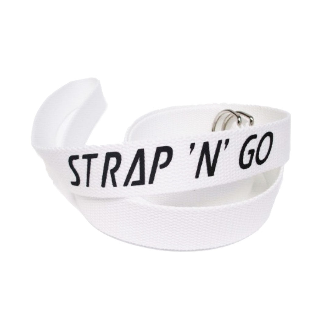 Strap N Go Skate Noose/Leash - Solid Colours White Roller Skate Accessories