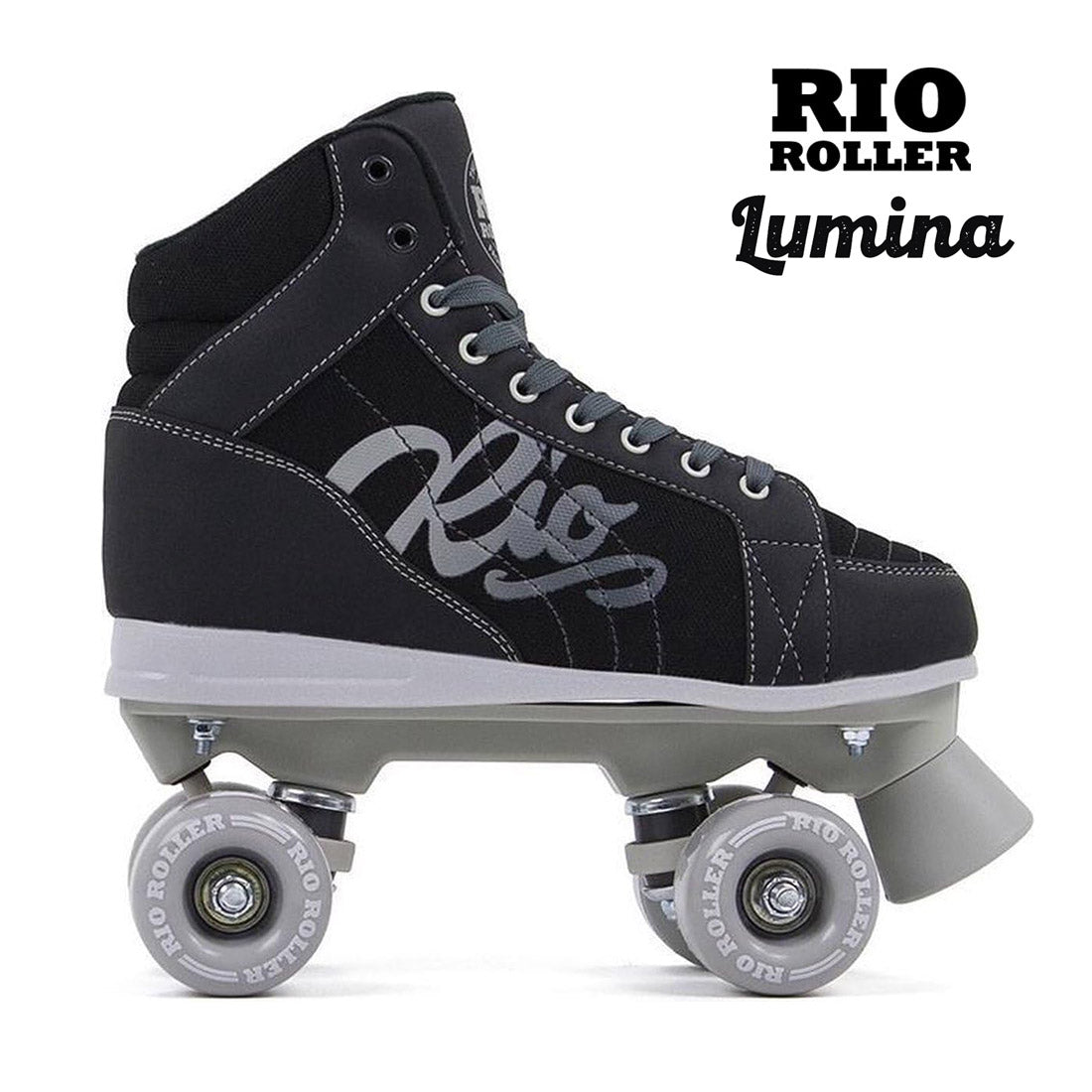 Rio Roller Lumina - Black/Grey Roller Skates
