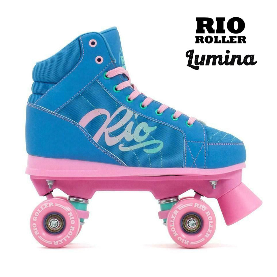 Rio Roller Lumina - Blue/Pink Roller Skates
