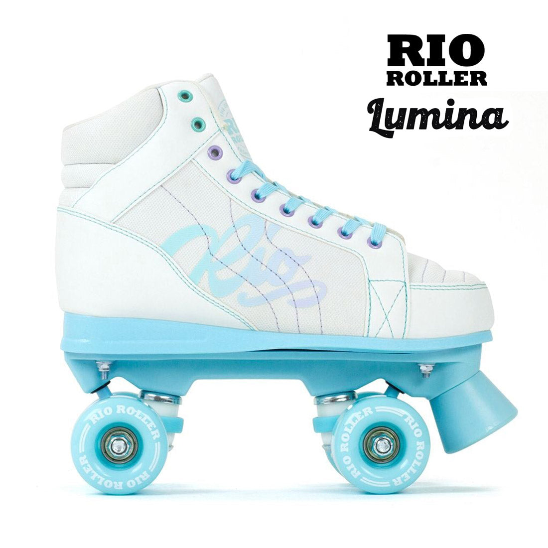 Rio Roller Lumina - White/Blue Roller Skates
