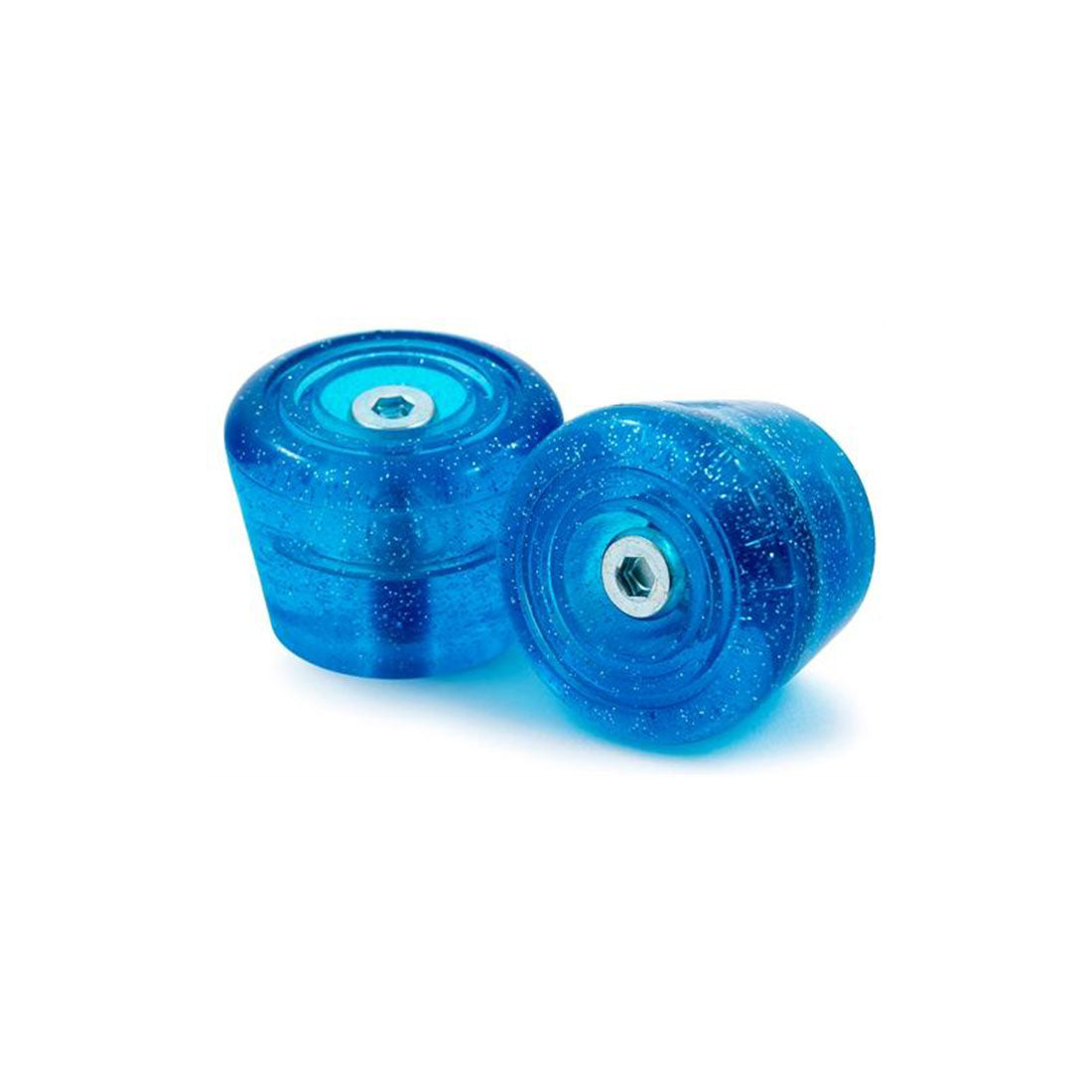 Rio Roller Toe Stops 2pk Blue Glitter Roller Skate Hardware and Parts
