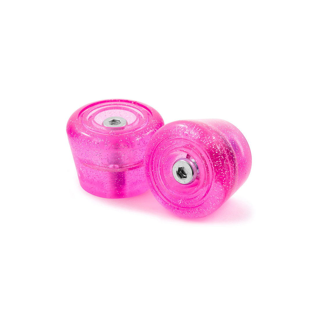 Rio Roller Toe Stops 2pk Pink Glitter Roller Skate Hardware and Parts