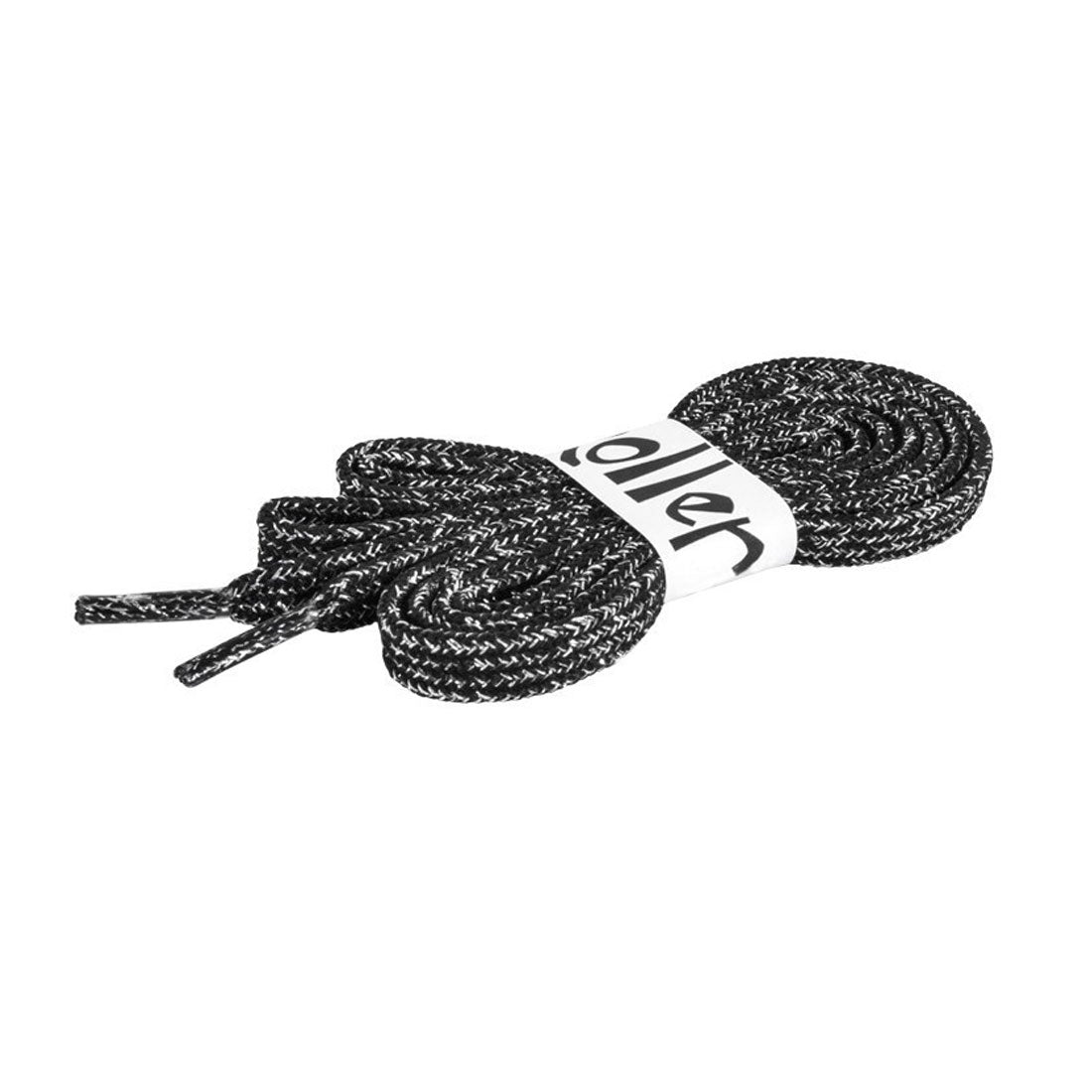 Rio Roller Laces - Black Glitter Laces