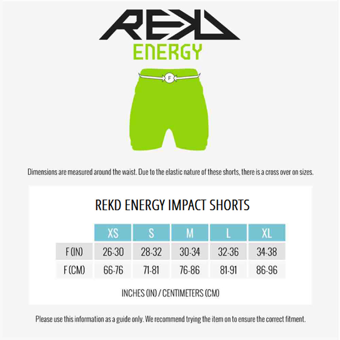 REKD Energy Impact Shorts Protective Gear