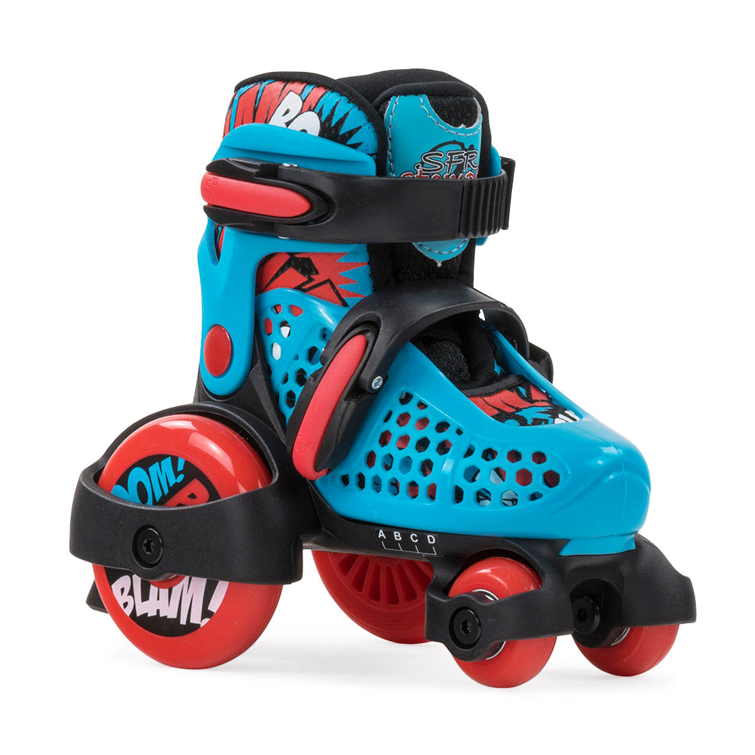 SFR Stomper Adjustable Skates - Blue/Red Roller Skates