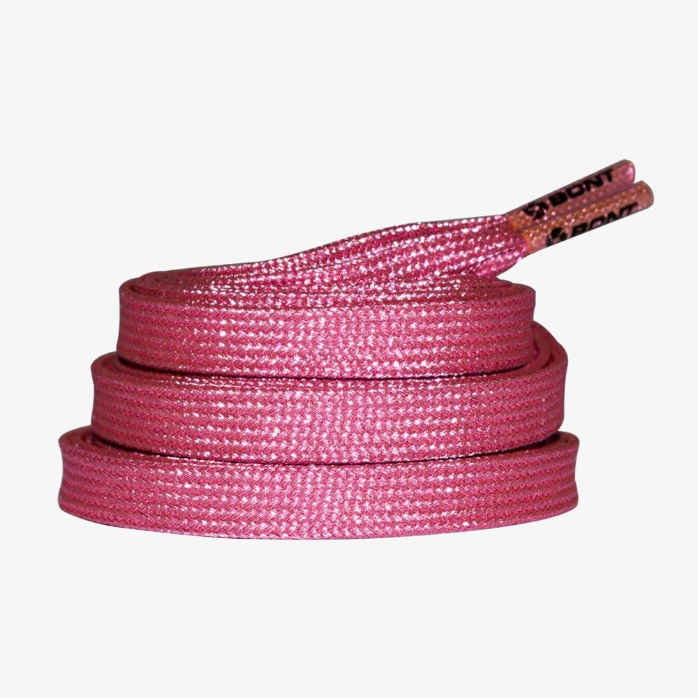 Bont Shimmer Skate Laces 8mm - 108" Jelly Bean Pink Laces