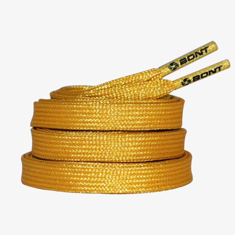 Bont Shimmer Skate Laces 8mm - 108" Honey Gold Laces