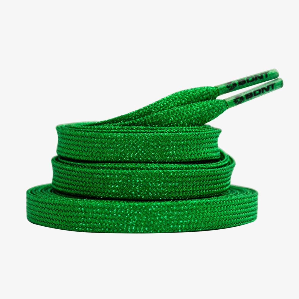 Bont Shimmer Skate Laces 8mm - 108" Tinkerbell Green Laces