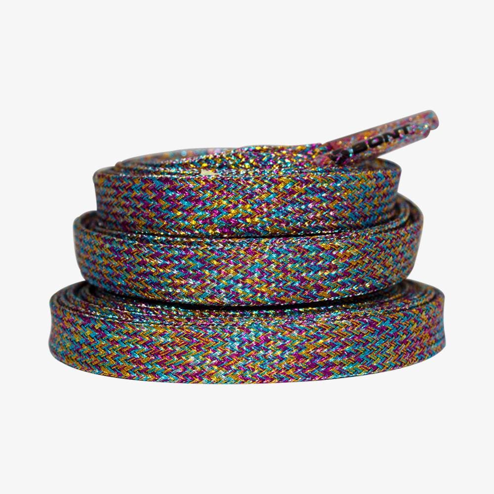 Bont Shimmer Skate Laces 8mm - 79" Unicorn Rainbow Laces