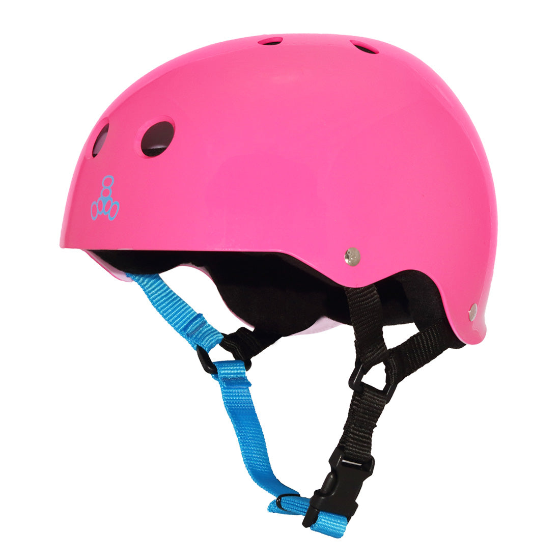 Triple 8 Skate SS Helmet - Neon Fuchsia Gloss Helmets
