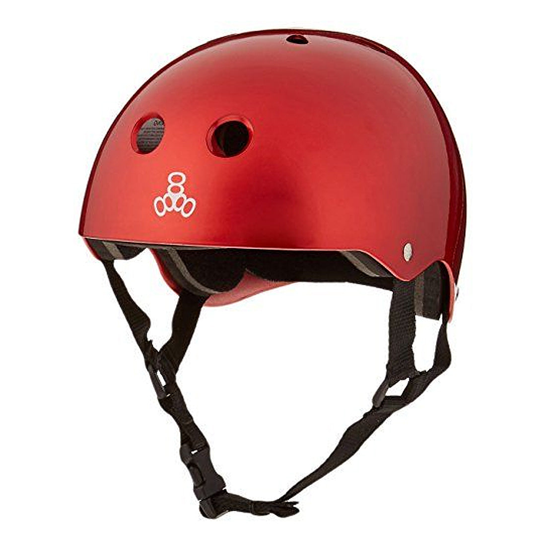 Triple 8 Skate SS Helmet - Red Metallic Gloss Helmets