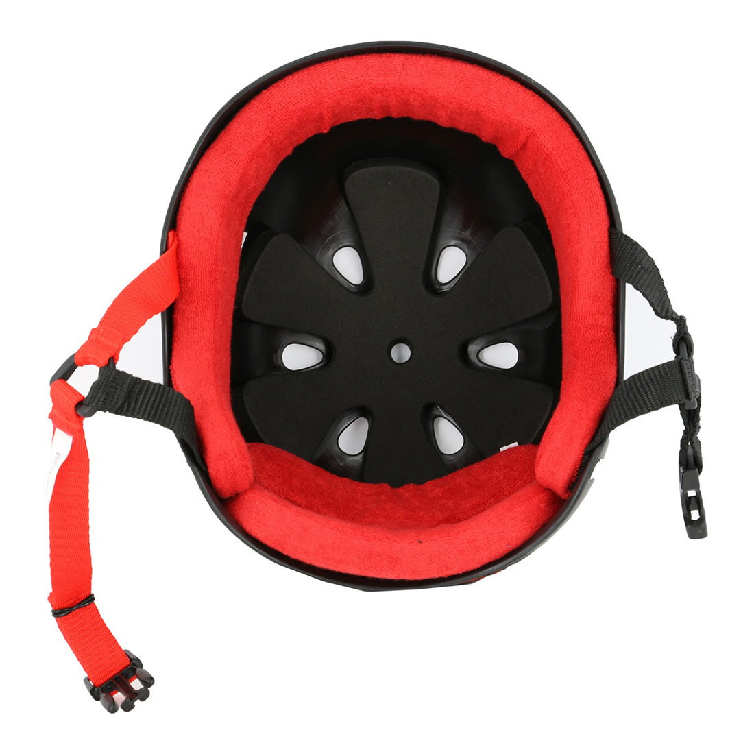 Triple 8 Skate SS Helmet - Black/Red Rubber Helmets