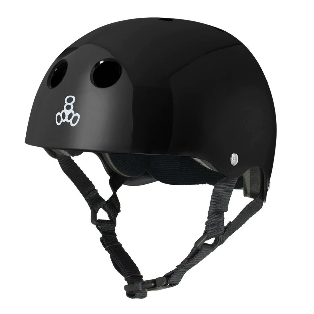 Triple 8 Skate SS Helmet - Black Gloss Helmets