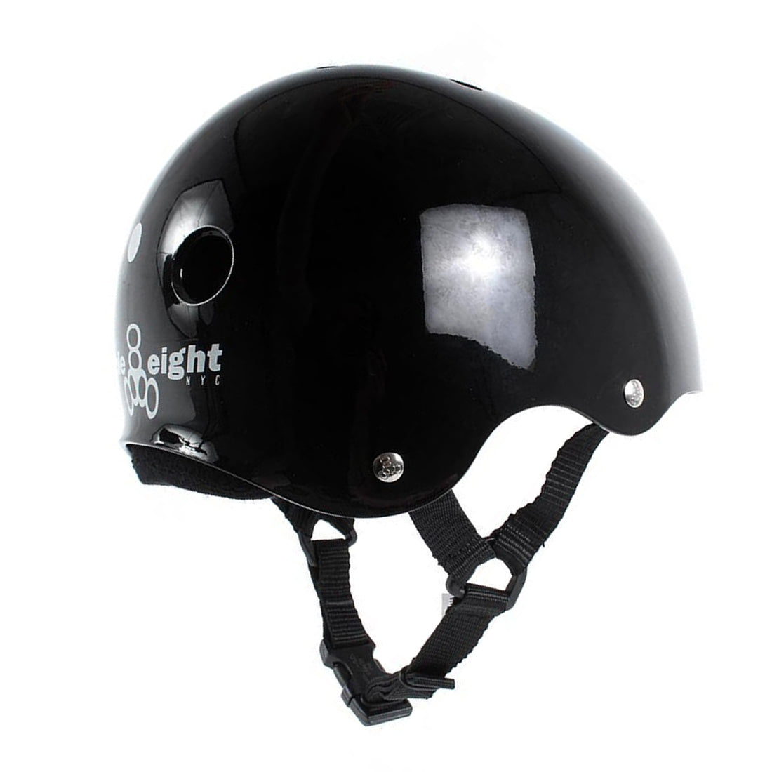 Triple 8 Skate SS Helmet - Black Gloss Helmets