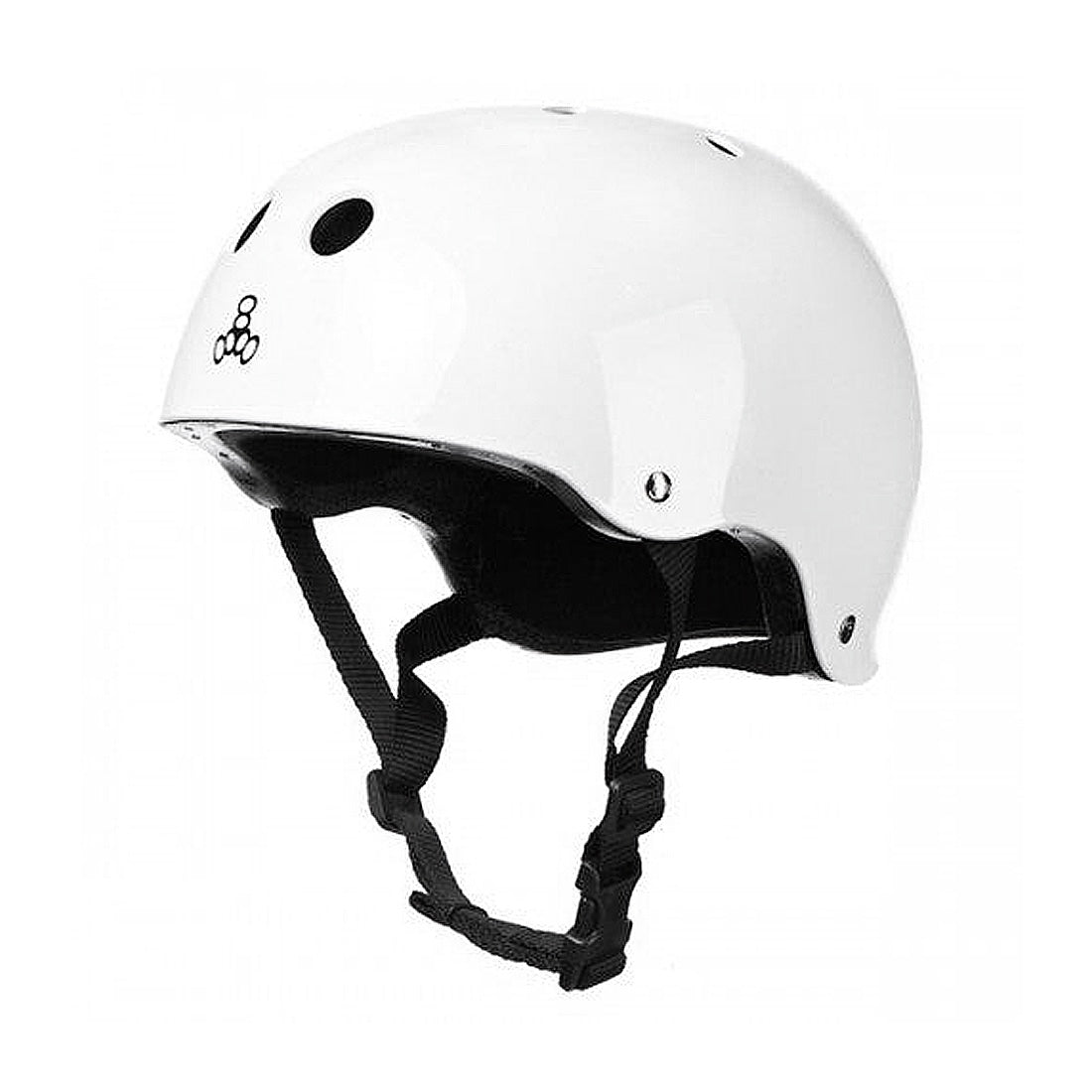 Triple 8 Skate SS Helmet - White Gloss Helmets