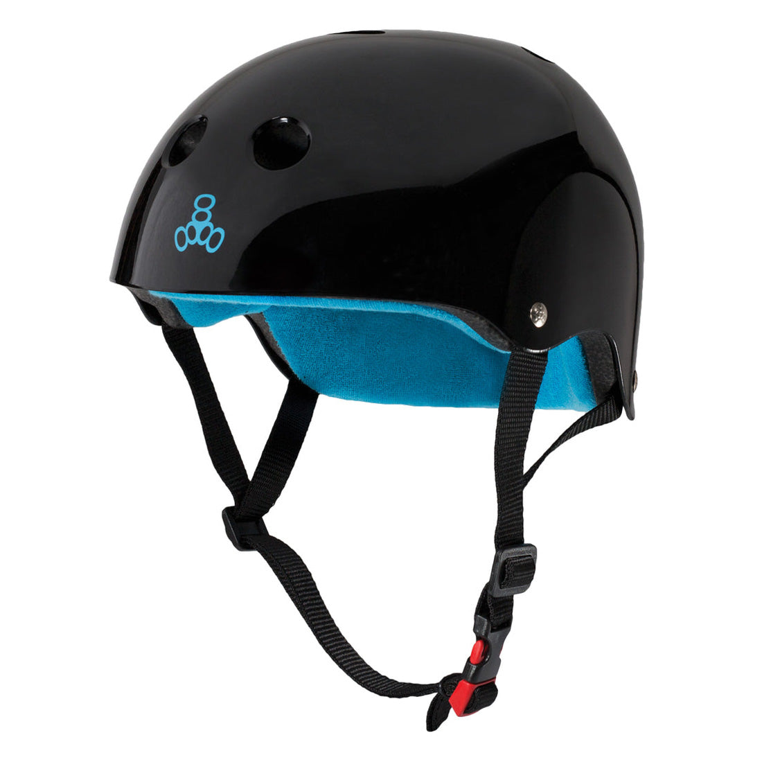 Triple 8 THE Cert SS Helmet - Black Gloss Helmets
