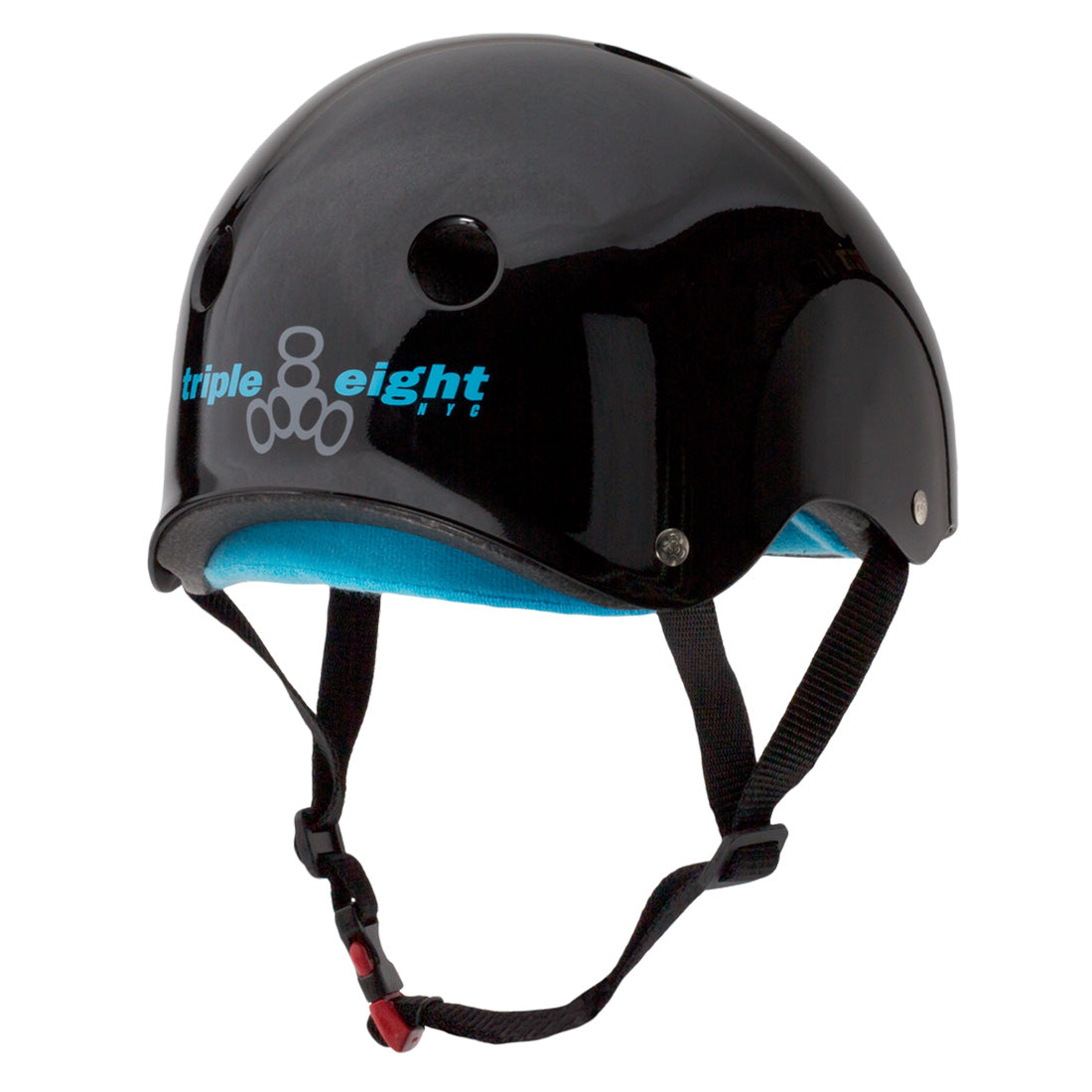 Triple 8 THE Cert SS Helmet - Black Gloss Helmets