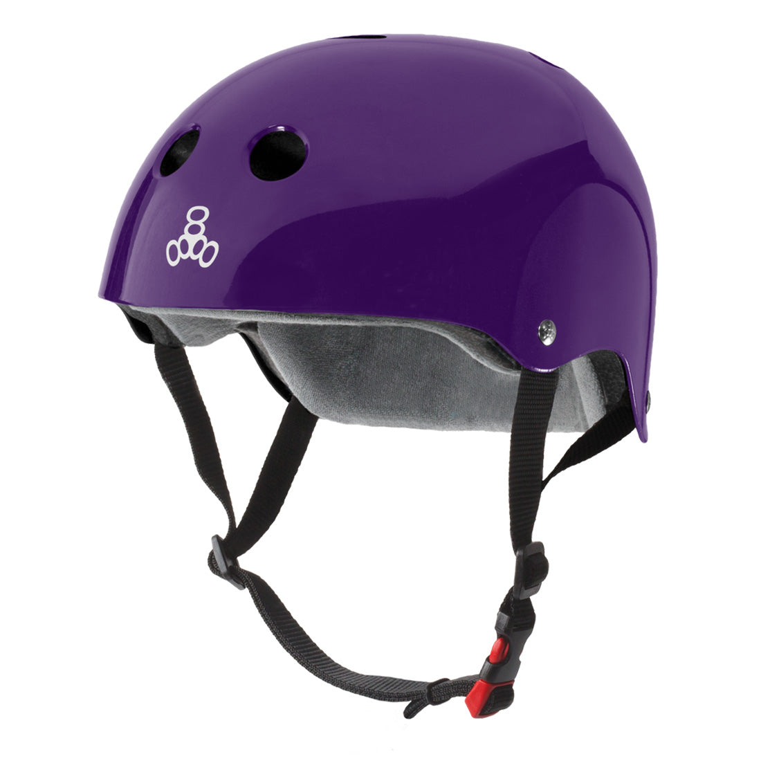 Triple 8 THE Cert SS Helmet - Purple Gloss Helmets