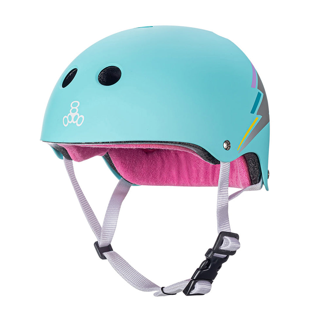 Triple 8 THE Cert SS Helmet - Teal Hologram Helmets