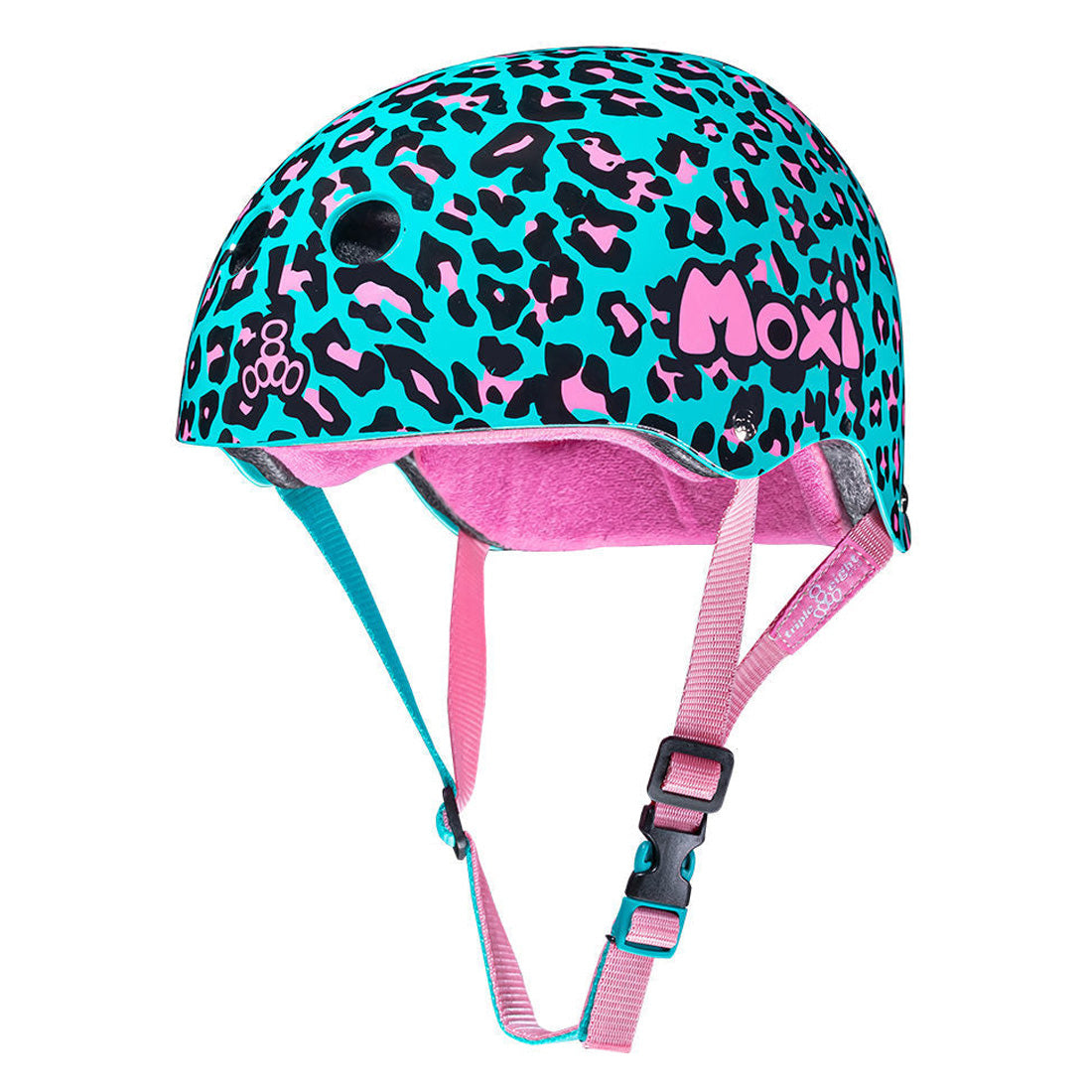 Triple 8 THE Cert SS Helmet - Moxi Leopard Aqua Helmets